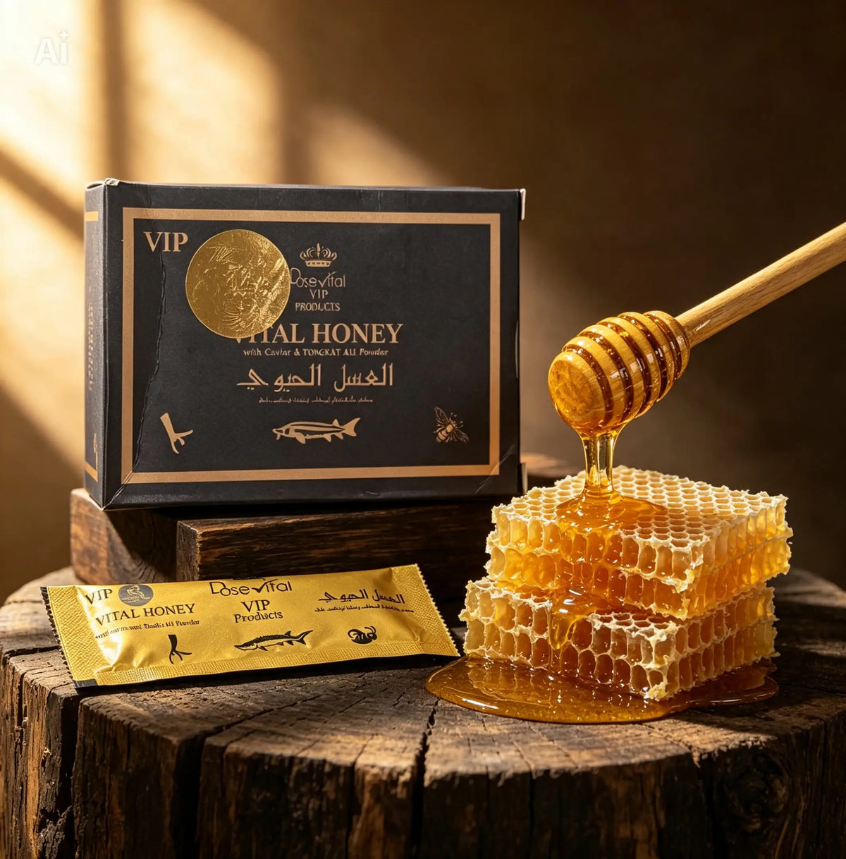 Vital Honey (with Caviar &  Powder) - 10g ×10 Sachets
