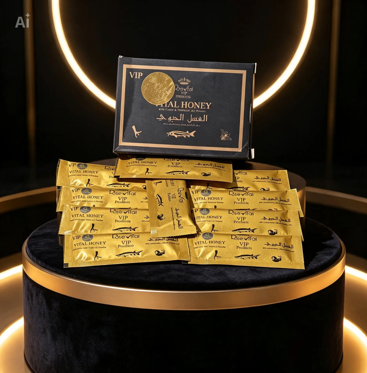 Vital Honey (with Caviar &  Powder) - 10g ×10 Sachets