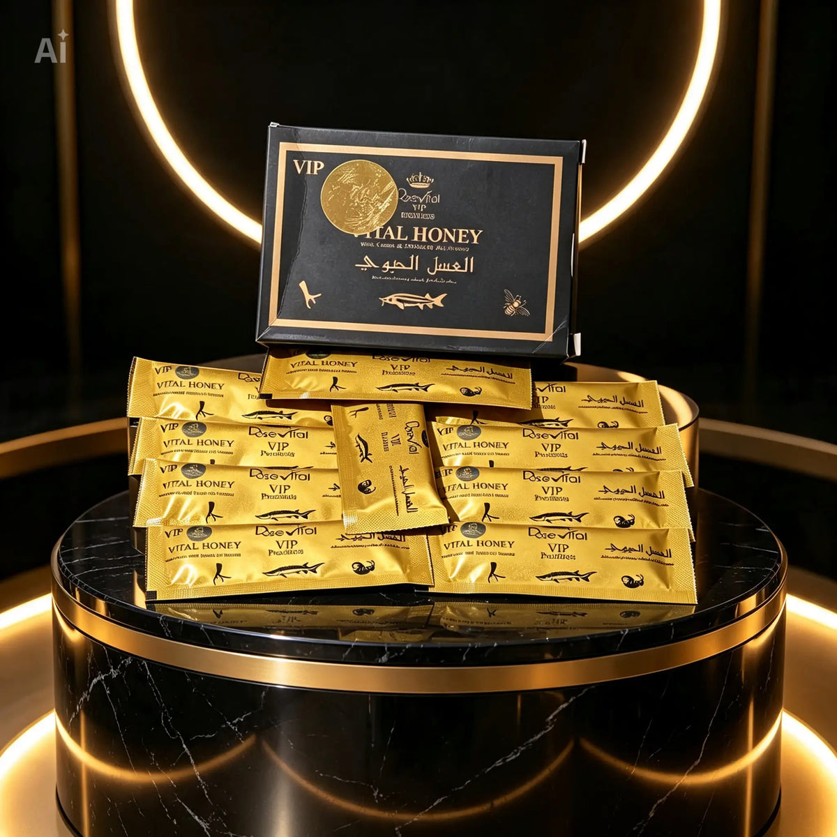 Vital Honey (with Caviar &  Powder) - 10g ×10 Sachets