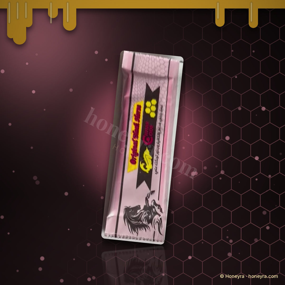 Black Horse Original royal honey sachets – sealed box and sachets, Honeyra UK