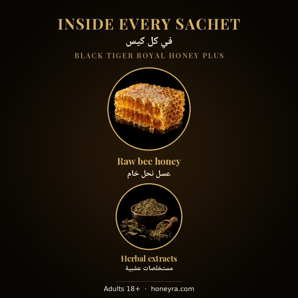 Ingredients — Black Tiger Royal Honey Plus – Raw Honey & Herbal Blend Sachets