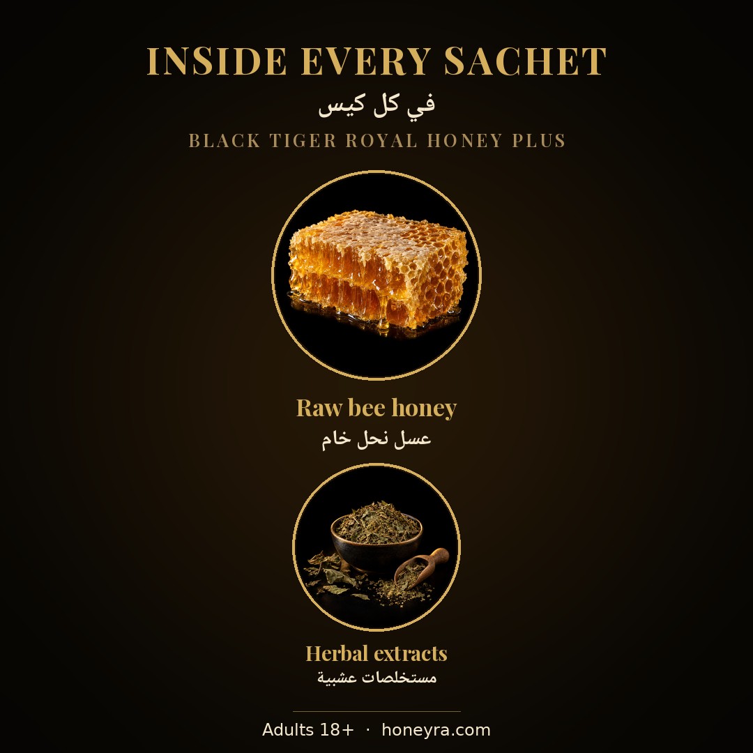 Ingredients — Black Tiger Royal Honey Plus – Raw Honey & Herbal Blend Sachets