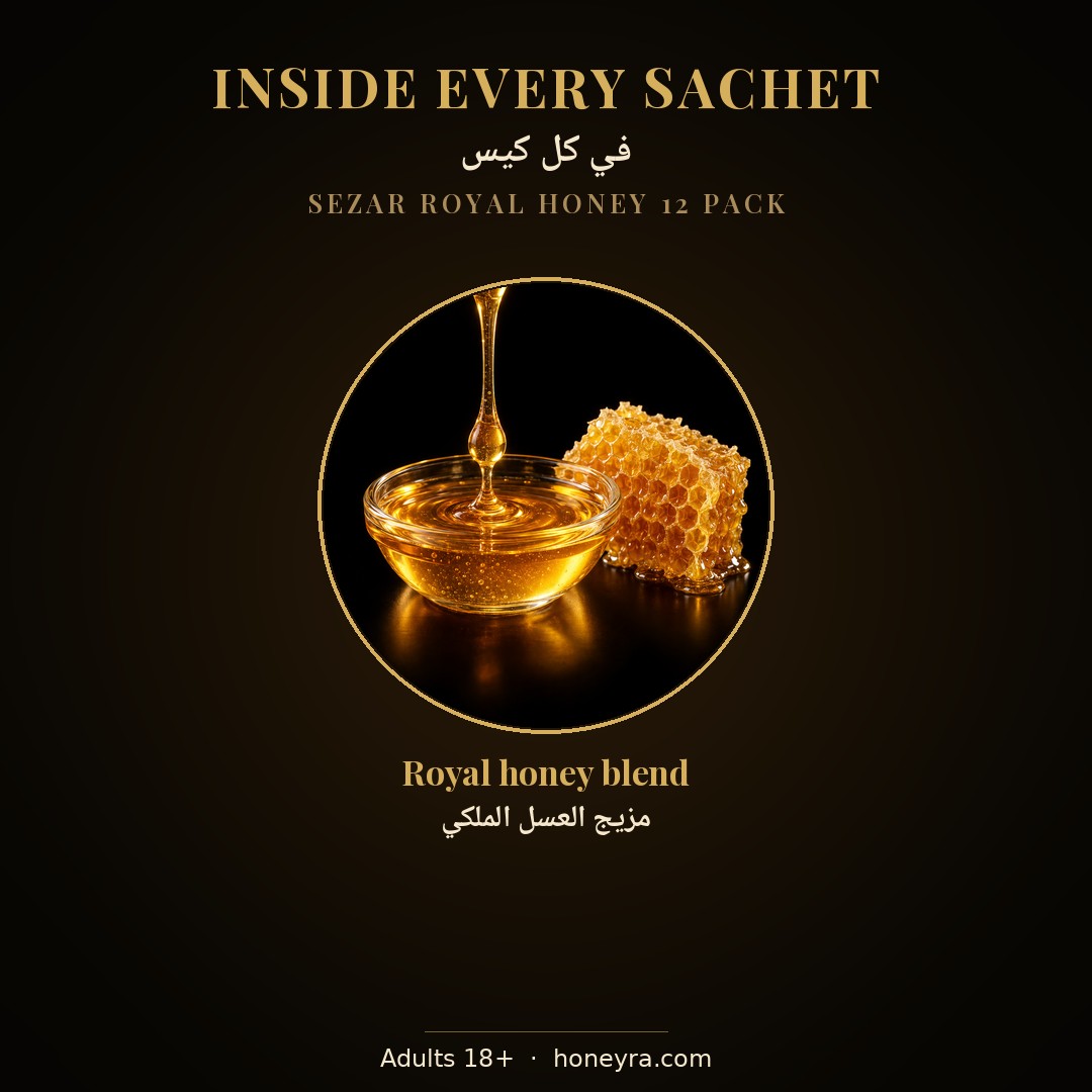Sezar honey with royal jelly – ingredients panel
