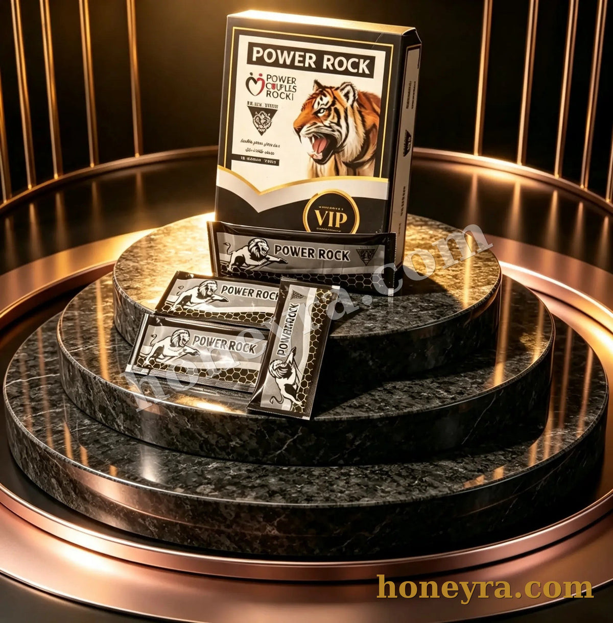 Power Rock royal honey sachets box – Honeyra UK