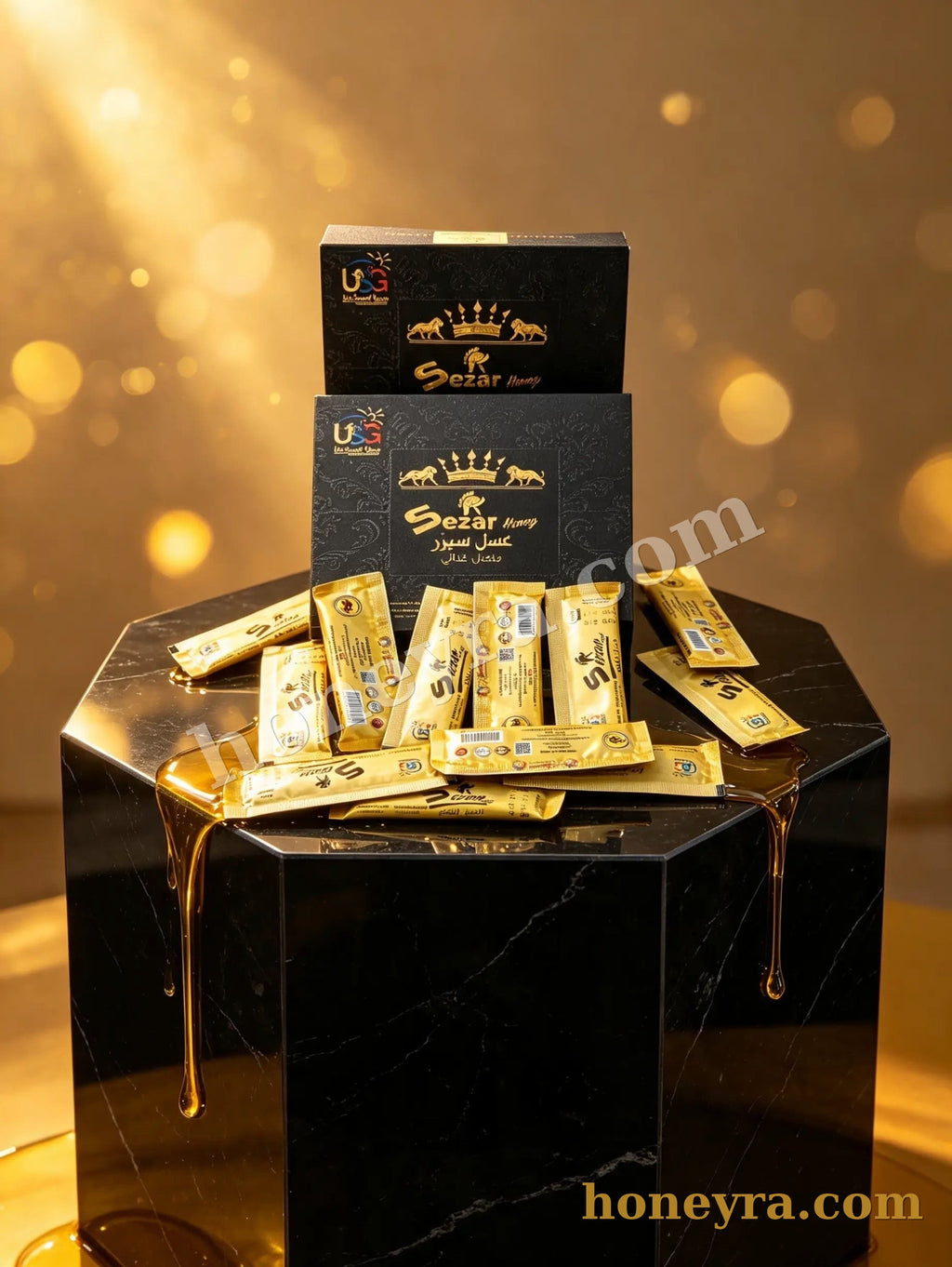 Sezar honey with royal jelly – sealed box