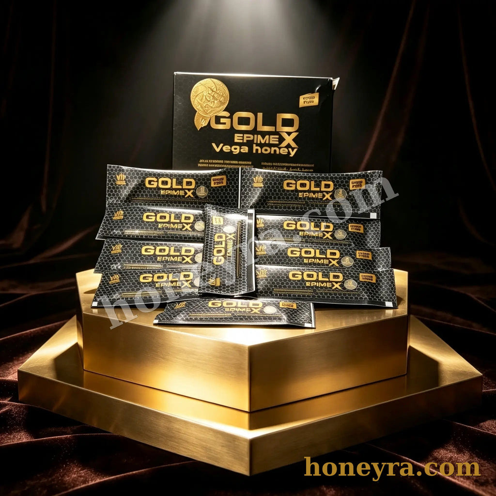 Vega Gold honey – box and single sachet