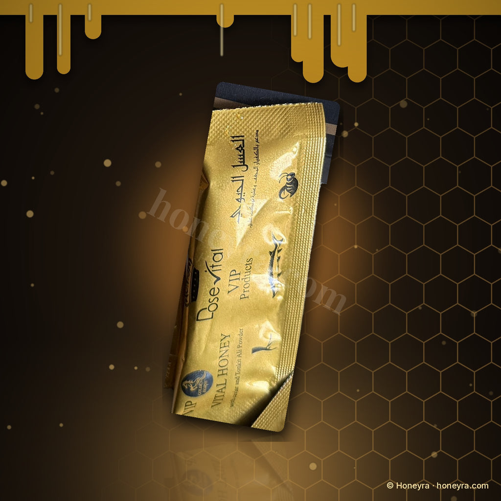 Vital Honey – one single royal honey sachet, £3.99 at Honeyra UK
