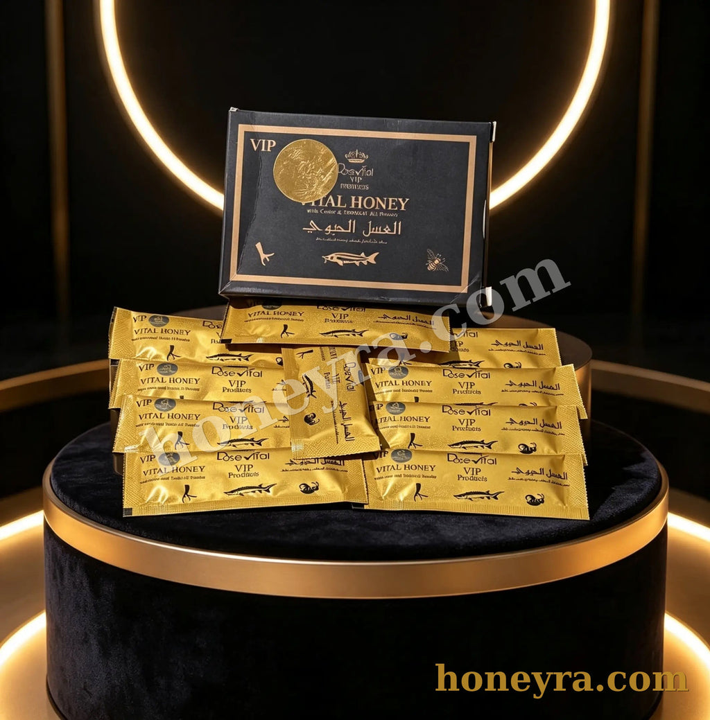 Vital Honey royal honey sachets box – Honeyra UK